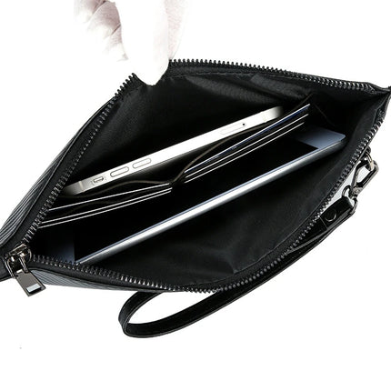 Men's Leather Business Clutch Bag