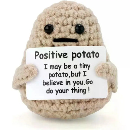 Positive Energy Potato Plush Knitting Doll